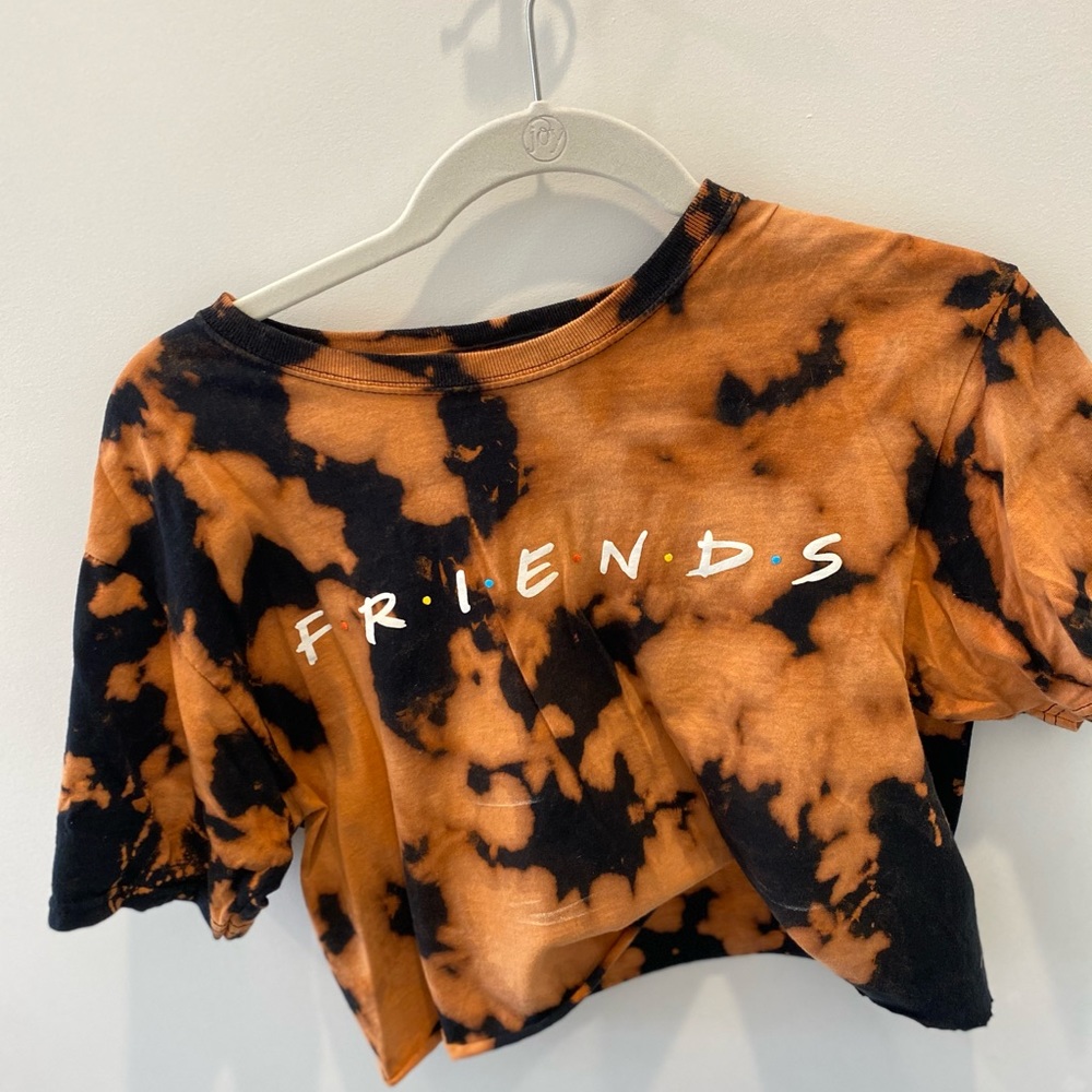 Tie Dye Friends Crop Top